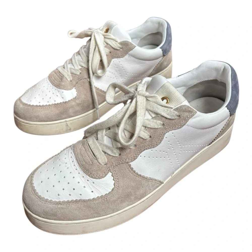 Veronica Beard Lennox Sneakers White Dusk Blue Women’s Size 11 M - Picture 10 of 15